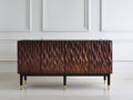 Meuble d'entrée - Bois - 174x44x87 cm - Marron foncé - Style contemporain